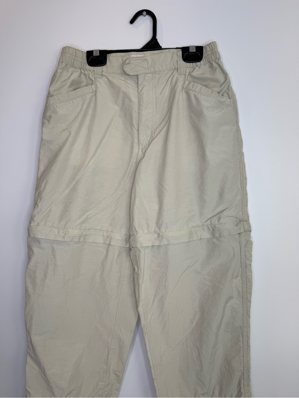 Vintage Columbia Convertible Cargo Pants in Light Beige gorpcore outdoor sporty - Picture 3 of 13